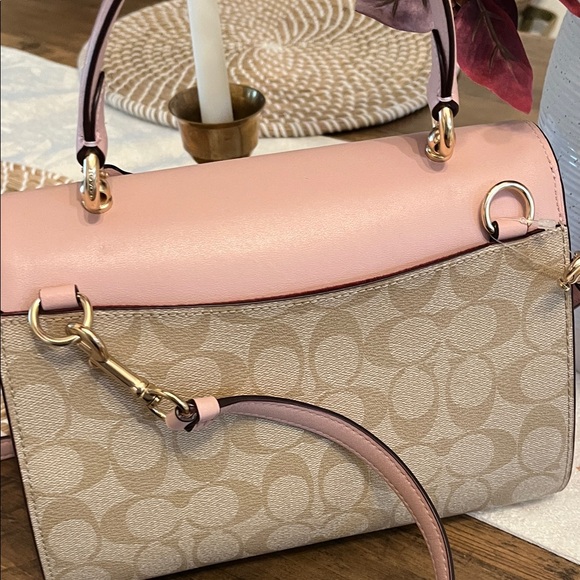 Coach Blush Pink and Beige Shoulder Bag main image 10